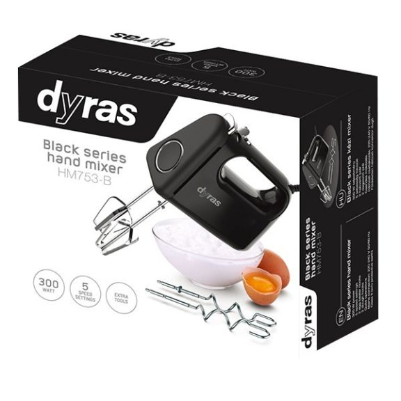 Kézi mixer DYRAS HM753-B fekete