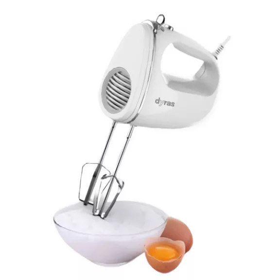 Kézi mixer DYRAS HM755-WH fehér Kézi mixer DYRAS HM755-WH fehér