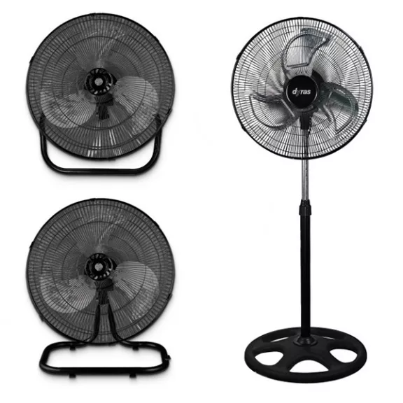 Ventilátor DYRAS SF-1803B 3in1 60W 3 fokozat fekete Ventilátor DYRAS SF-1803B 3in1 60W 3 fokozat fekete