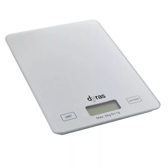 Konyhai mérleg DYRAS KSCL-1032WH fehér Konyhai mérleg DYRAS KSCL-1032WH fehér
