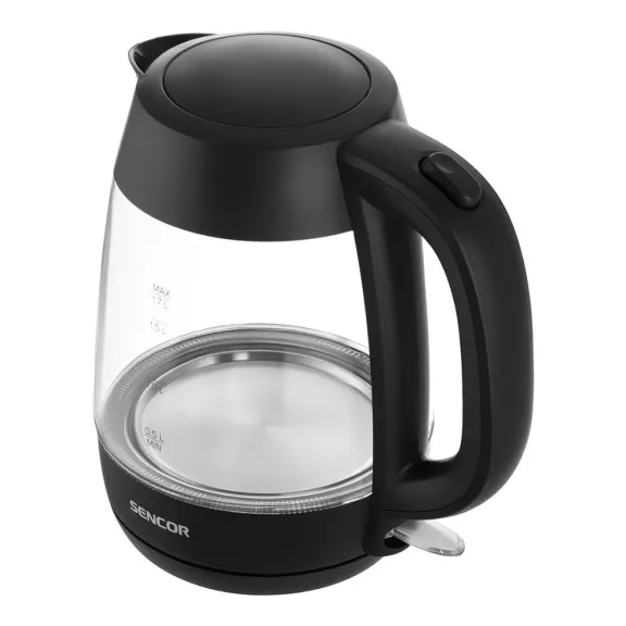 Üveg vízforraló SENCOR SWK 7301BK 2200W 1,7 liter fekete