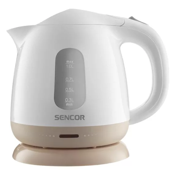 Vízforraló SENCOR SWK 1102WH 1100W 1 liter fehér/barna Vízforraló SENCOR SWK 1102WH 1100W 1 liter fehér/barna