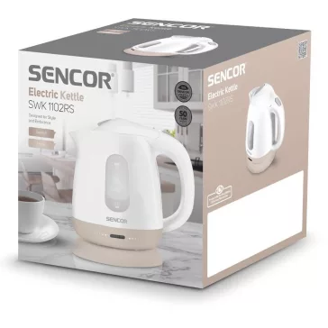 Vízforraló SENCOR SWK 1102WH 1100W 1 liter fehér/barna
