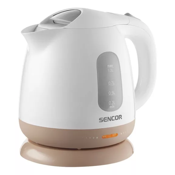 Vízforraló SENCOR SWK 1102WH 1100W 1 liter fehér/barna Vízforraló SENCOR SWK 1102WH 1100W 1 liter fehér/barna