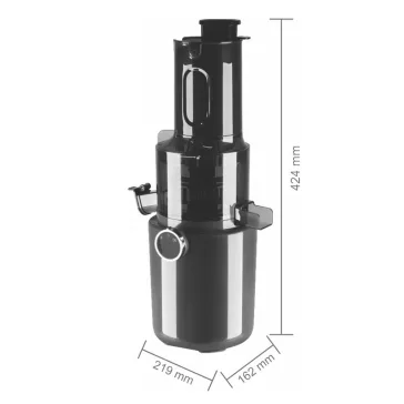Gyümölcscentrifuga HOME HGSJ200 200W fekete