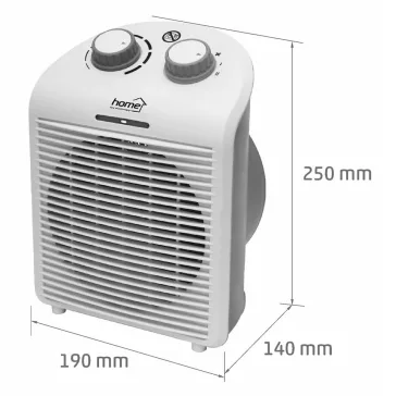 Hősugárzó HOME FK1G ventilátoros szürke 2000W