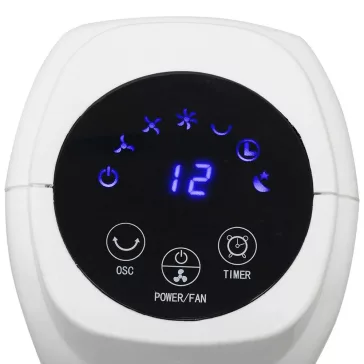 Toronyventilátor HOME TWFR78 távirányítóval fehér