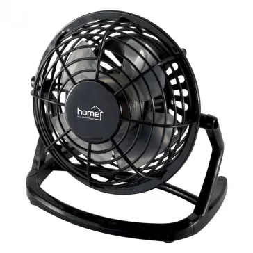 Ventilátor asztali HOME TF10 USB 10 cm 2,5W fekete