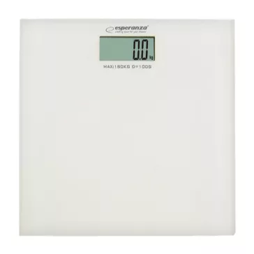 Személymérleg ESPERANZA Aerobic üveg 180kg fehér