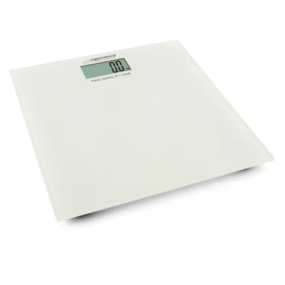 Személymérleg ESPERANZA Aerobic üveg 180kg fehér