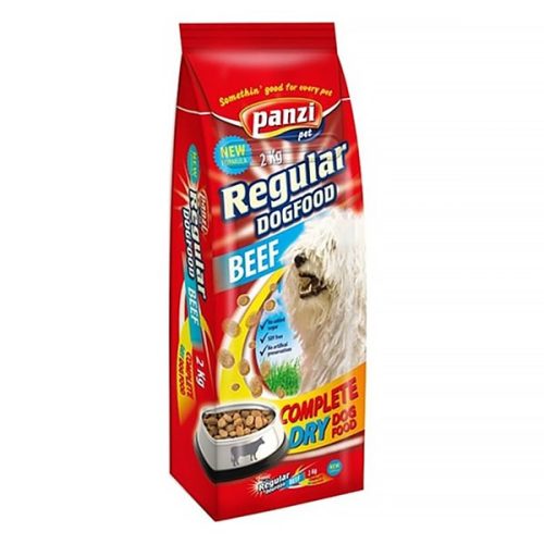 Állateledel száraz PANZI Regular felnőtt kutyáknak marhahússal 2 kg