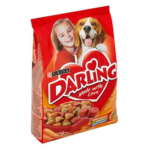 Állateledel száraz DARLING kutyáknak hússal és zöldséggel 500 g