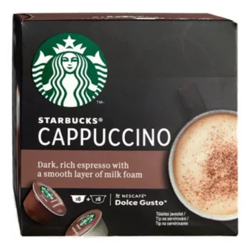   Kávékapszula STARBUCKS by Nescafé Dolce Gusto Cappuccino 2x6 kapszula/doboz