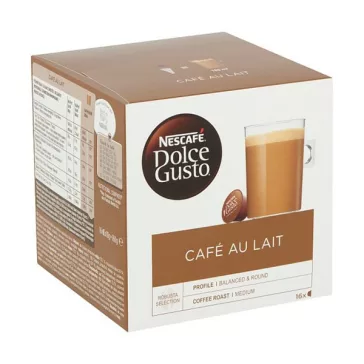   Kávékapszula NESCAFE Dolce Gusto Café au Lait 16 kapszula/doboz