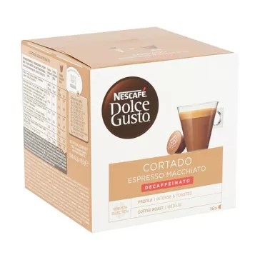   Kávékapszula NESCAFE Dolce Gusto Cortado koffeinmentes 16 kapszula/doboz