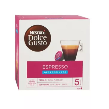   Kávékapszula NESCAFE Dolce Gusto Espresso koffeinmentes 16 kapszula/doboz