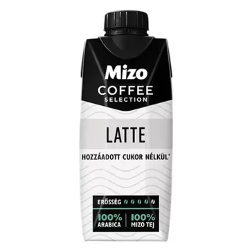   Kávés tej MIZO Coffe Selection Latte hozzáadott cukor nélkül UHT 0,25L