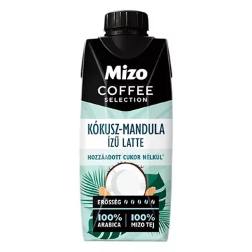   Kávés tej MIZO Coffe Selection Latte kókuszos és mandulás UHT 0,25L
