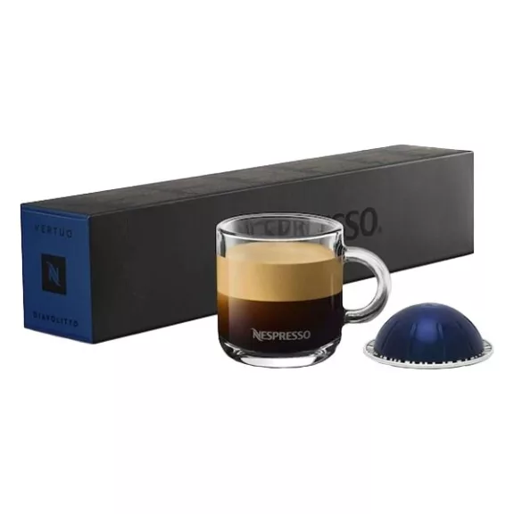 Kávékapszula NESPRESSO Vertuo Espresso Diavolitto 10 darabos
