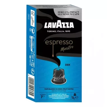   Kávékapszula LAVAZZA Nespresso Espresso Decaffeinato koffeinmentes 10 kapszula/doboz