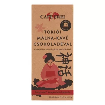   Kávékapszula CAFE FREI Nespresso Tokiói csokoládés-málna 9 kapszula/doboz