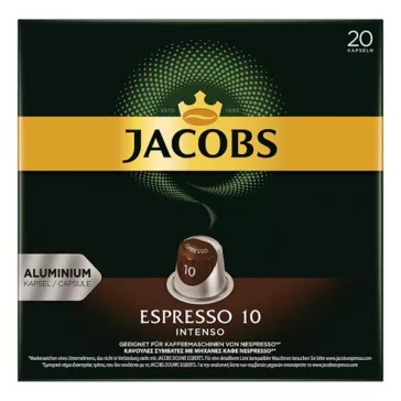   Kávékapszula JACOBS Nespresso Espresso Intenso 20 kapszula/doboz