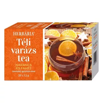   Gyümölcstea HERBÁRIA Téli Varázs Narancs-Fahéj 20 filter/doboz