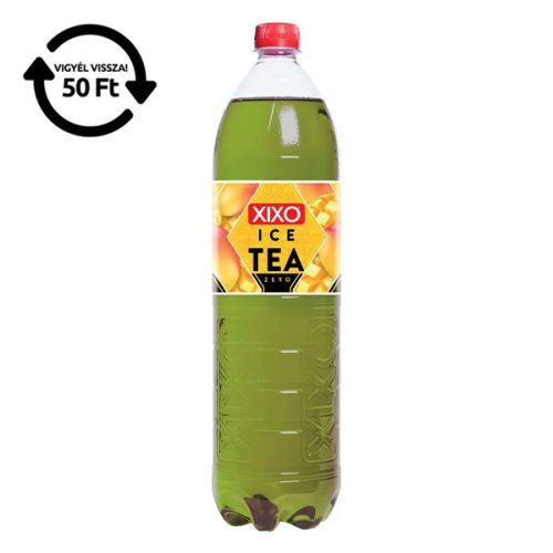 Üdítőital szénsavmentes XIXO zöld tea mango zero 1,5L DRS