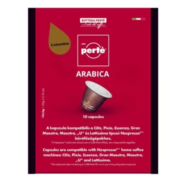   Kávékapszula CAFFÉ PERTÉ Colombia 100% arabica 10 darab/doboz