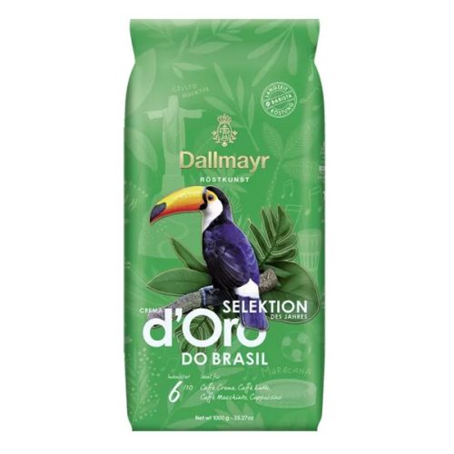 Kávé szemes DALLMAYR Crema d'Oro Selektion 2024 Brasil 1000 g