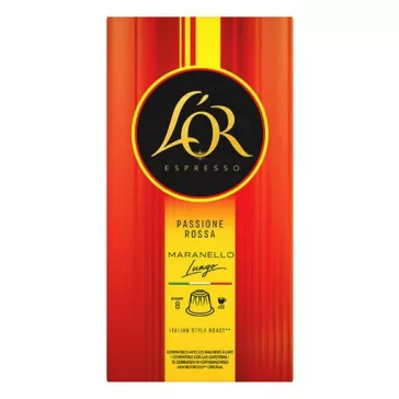   Kávékapszula L'OR Ferrari Maranello lungo Nespresso kompatibilis 10 kapszula/doboz