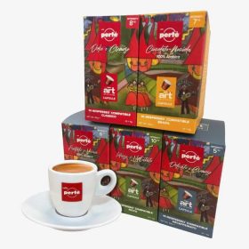   Ajándékcsomag CAFFÉ PERTÉ Art of Coffee kapszulás kóstoló csomag + csésze szett