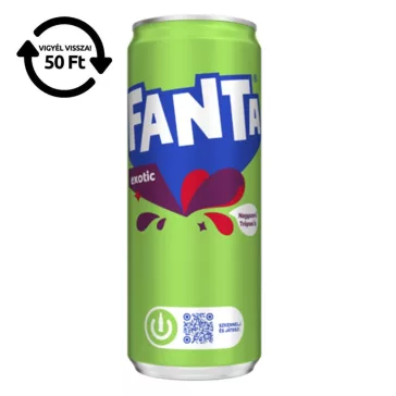 Üdítőital szénsavas FANTA Exotic dobozos 0,33L DRS