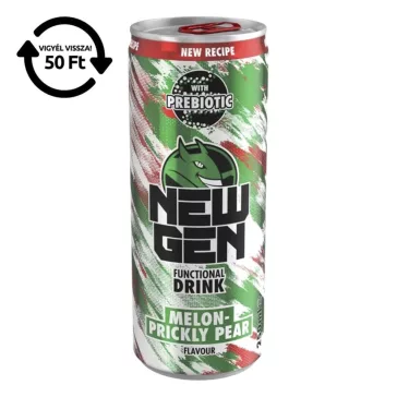 Üdítőital szénsavas HELL Newgen Dinnye-körte 0,25L DRS