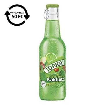   Üdítőital szénsavmentes TOPJOY alma-lime-kaktusz üveges 0,25L DRS
