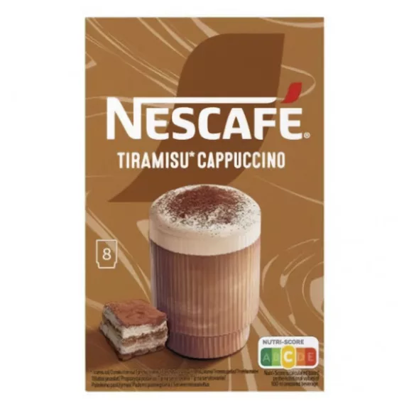 Kávé instant NESCAFE Cappuccino Tiramisu 8x14,6 g Kávé instant NESCAFE Cappuccino Tiramisu 8x14,6 g