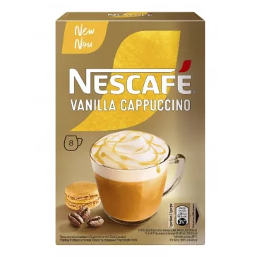 Kávé instant NESCAFE Cappuccino Vanilla 8x14,6 g