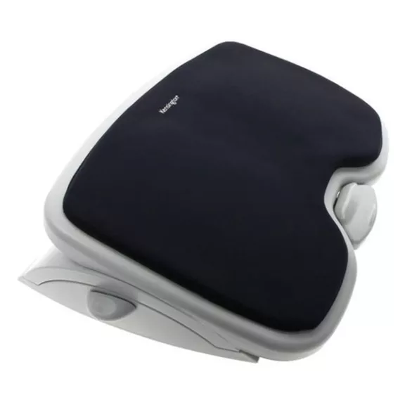 Lábtámasz KENSINGTON Solemate Comfort állítható magasságú fekete-szürke Lábtámasz KENSINGTON Solemate Comfort állítható magasságú fekete-szürke