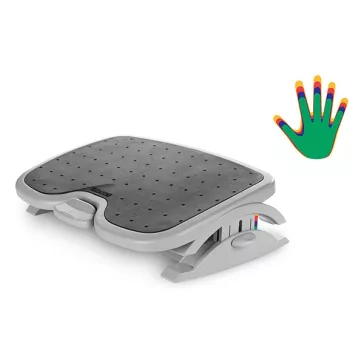   Lábtámasz KENSINGTON SoleMate Plus SmartFit állítható dönthető fekete-szürke