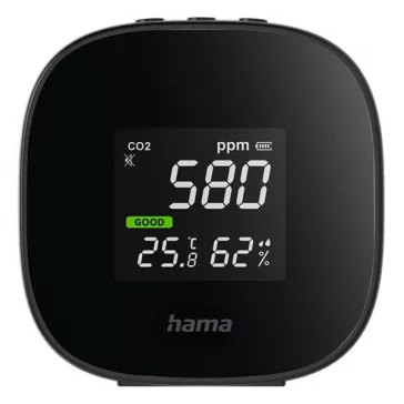   Levegőminőség mérő HAMA széndioxid / hő / páratartalom