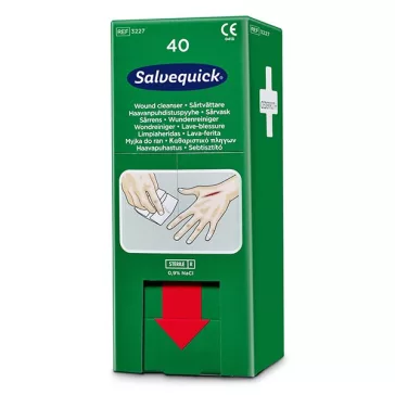 Sebtisztító kendő adagoló Salvequick 40 darabos