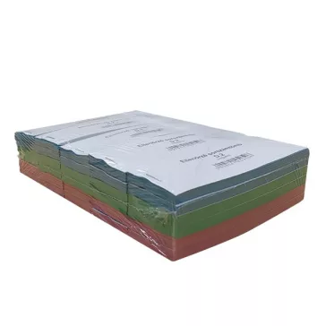   Nyomtatvány ellenőrző sorszámtömb D2 100 lapos 118x40 mm 2 szelvényes vegyes 30 tömb/csomag