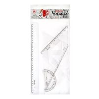 Vonalzók, szögmérők